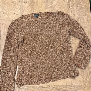 Ralph Lauren Tan Knit Sweater